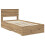 VidaXL vidaXL Bettrahmen Artisan-Eiche 100 x 200 cm Holzwerkstoff 4