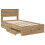VidaXL vidaXL Bettrahmen Artisan-Eiche 100 x 200 cm Holzwerkstoff 5
