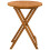 VidaXL vidaXL Folding Garden Table Natural Ø60 x 75 cm Solid Acacia Wood 3