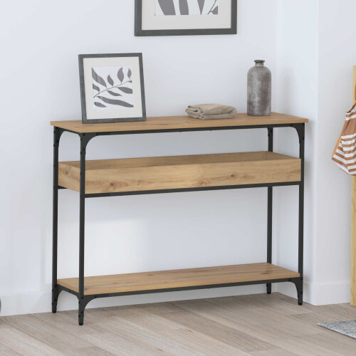 VidaXL vidaXL Console Table Artisan oak 100 x 29 x 75 cm Engineered wood