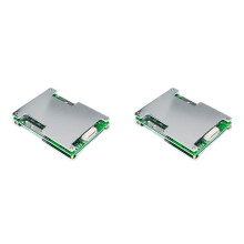 2X 6S 24V BMS-Lithiumbatterie-Ladeschutzplatine mit Ausgeglichener Ladung MOS Enhanced PCB Protection Board-50A