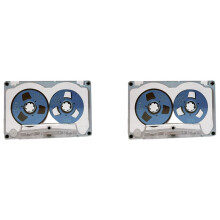 2X 55-Minuten-Leerkassette, Doppelseitig, Kleine Offene Metallscheibe, Leere Kassettenband-Bandscheibe, D