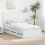 VidaXL vidaXL Bed Frame with Drawer White 75 x 190 cm Engineer Wood 1