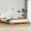 VidaXL vidaXL Bed Frame Brown 200 x 210 cm Solid Pine Wood 1