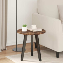 vidaXL Table Top Smoked oak Ø 40 x 1.5 cm Engineered Wood