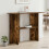 VidaXL vidaXL Console Table Smoked Oak 100 x 30 x 75 cm Engineered Wood 1