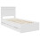 VidaXL vidaXL Bed Frame with Drawer White 75 x 190 cm Engineer Wood 4