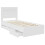 VidaXL vidaXL Bed Frame with Drawer White 75 x 190 cm Engineer Wood 5