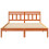 VidaXL vidaXL Bed Frame Brown 160 x 200 cm Solid Pine Wood 4
