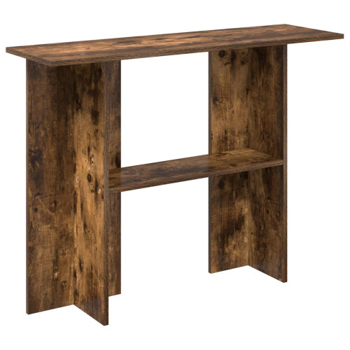 VidaXL vidaXL Console Table Smoked Oak 100 x 30 x 75 cm Engineered Wood 2