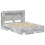 VidaXL vidaXL Bed Frame with Storage Concrete Grey 150 x 200 cm 4