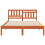 VidaXL vidaXL Bed Frame with Headboard Wax Brown 120 x 200 cm Solid Pine Wood 4