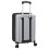 VidaXL vidaXL Suitcase Folding with Lock Silver 34 x 23 x 55.5 cm ABS Plastic 3