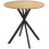 80cm Industrial Round Dining Table - White Oak 1