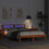 VidaXL vidaXL Bed Frame with Headboard Wax Brown 120 x 200 cm Solid Pine Wood 3