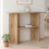 VidaXL vidaXL Console Table Artisan Oak 100 x 30 x 75 cm Engineered Wood 1