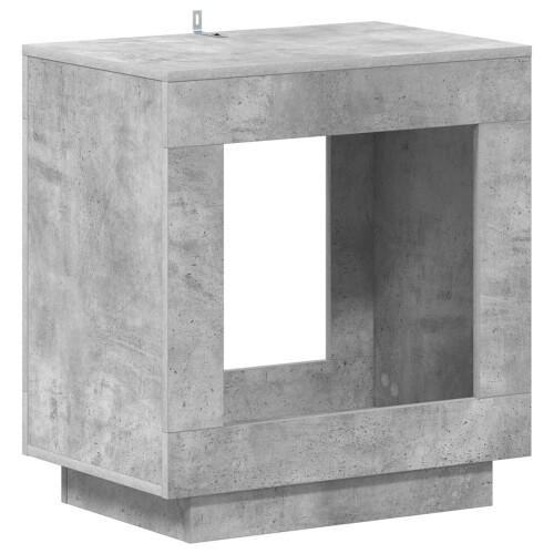 VidaXL vidaXL Side Table Concrete Grey 60 x 40 x 65 cm Engineered Wood 2