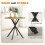 80cm Industrial Round Dining Table - White Oak 6