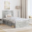 VidaXL vidaXL Bed Frame Concerte Grey 75 x 190 cm Solid Pine Wood 4