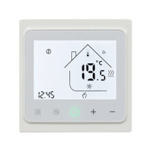 16A Tuya WiFi Thermostat Wasser Elektro Warm Fußbodenheizung Wasser Gaskessel Temperaturregler für Alexa Weiß