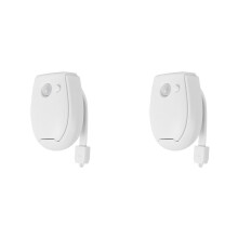 2X Sedile del Water con Sensore Luce Notturna Luce per WC Retroilluminazione Impermeabile per WC Lampada un LED Lampada per WC WC