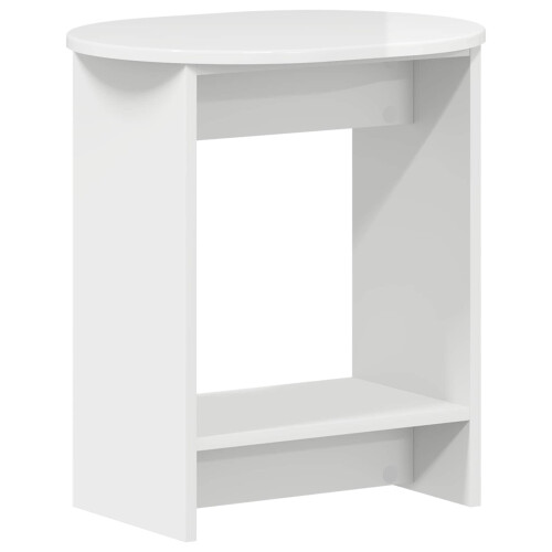 VidaXL vidaXL Side Table High Gloss White 50 x 39,5 x 55 cm Engineered Wood 1