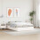 VidaXL vidaXL Ottoman Bed Frame White 150 x 200 cm Solid Pine Wood 5