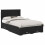 VidaXL vidaXL Bed Frame with Headboard Black Oak 120 x 190 cm Engineered Wood 5