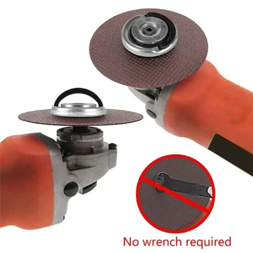 Self-Locking Pressing Plate Grinder Quick Release Flange Nut Power Chuck Tools Universal M14 Thread Angle Grinder 2