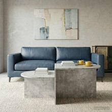 vidaXL Coffee Table Concrete Grey 100 x 50 x 40 cm Engineered Wood