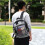 4X Heavy Duty Clear Backpack,Security Transparent School Backpack,See Through Bookbag for Work,Security Check and Travel 6