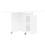 VidaXL vidaXL Dinning Table 2 pcs 140 x 80 x 77 cm Engineered Wood White 5