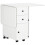 (White, Engineered Wood) Multi-Storage Six-Person Drop Leaf Dining Table -  White 1