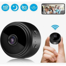 Mini caméra espion sans fil WiFi IP, caméra de sécurité HD 1080p avec enregistreur numérique à distance, caméra cachée compacte