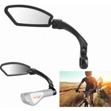 Foldable Mirror Reflector, Resin and Stainless Steel, Strong Secure Mounting, Durable Reflective Replacement Accessory