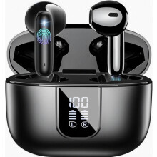 Wireless Earbuds, ANC Mode, Bluetooth 5.3, IP6 Waterproof, 30H Playtime, Deep Bass, Noise Cancelling