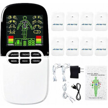 Appareil portable rechargeable pour soulager la douleur (TENS et EMS) au niveau du dos, de la nuque, de la sciatique et du stress.