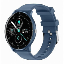 Montre connectée 1,28 pouce avec moniteur de fréquence cardiaque, modes sportifs multiples, traqueur d'activité, noire