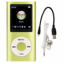 MP3-soitin 64 Gt:n ohut muotoilu 1,8 tuuman LCD-näyttö 8 tunnin akunkesto kannettava musiikkisoitin