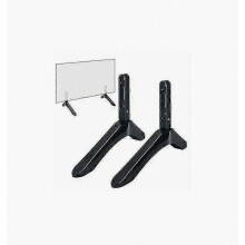 Universal TV Legs Replacement Stand with Anti Slip Pads, Space Saving Base, Black Stable Support for Most Flat Screen TV