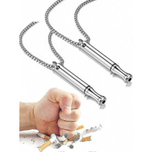 Ensemble de 2 colliers de respiration pour arrêter de fumer, conçus pour soulager l'anxiété lors du sevrage tabagique et pour des exerc