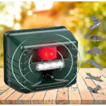 Dispositif électronique répulsif pour oiseaux (pigeons, étourneaux, moineaux et goélands) avec technologie de dissuasion ultrasonique e