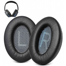 Replacement Ear Pads Cushions for Around Ear II Wireless Headphones, Comfortable Memory Foam, Soft Protein Leather, Blac