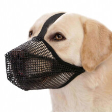 Muselière souple et respirante pour chien, anti-morsure, anti-mâchouillage et anti-léchage, muselière ajustable pour chiens de petite,
