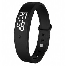 Lichaamstemperatuurmeter met thermometer en trilalarm, slimme armband voor dagelijkse gezondheidsmonitoring