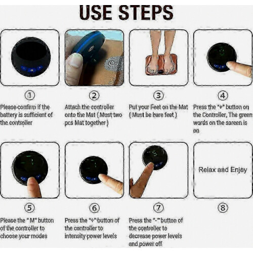 Foot Massager Pro, Συσκευή Μασάζ για Πόδια και Γλουτούς, 15 Επίπεδα Έντασης και 6 Λειτ 1