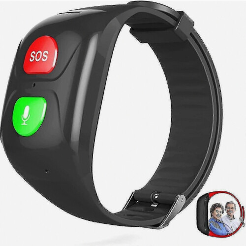 Βραχιόλι GPS SOS Tracker για ηλικιωμένους, αδιάβροχο έξυπνο ρολόι IP67 με κλήση έκτα