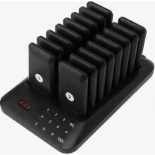 Restaurant Pager System with Buzzers, Touch Screen Calling for Customer Service, Wireless Queue Management for Busy Dini