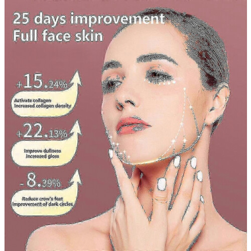 Μασάζ αδυνατίσματος προσώπου Microcurrent V Face Lifting EMS, διπλοσάγονο, φωτοθεραπεία 1