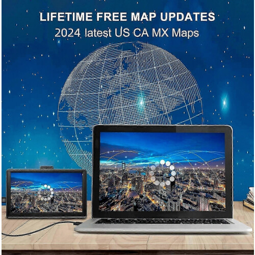 Σύστημα πλοήγησης GPS αυτοκινήτου 7 ιντσών με εφ' όρου ζωής ενημερώσεις χαρτώ 2